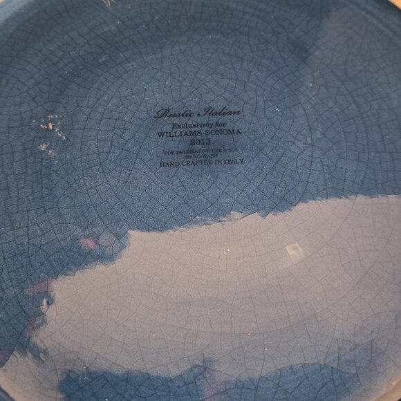 Williams Sonoma Blue Rustic Italian Vase - Picture 7 of 12